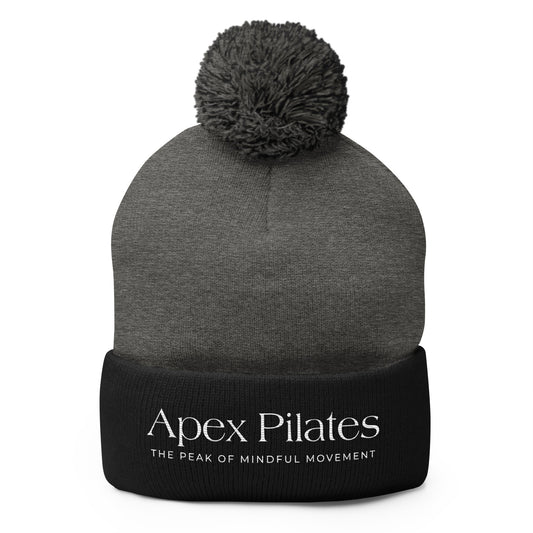 Apex Pilates Pom-Pom Beanie