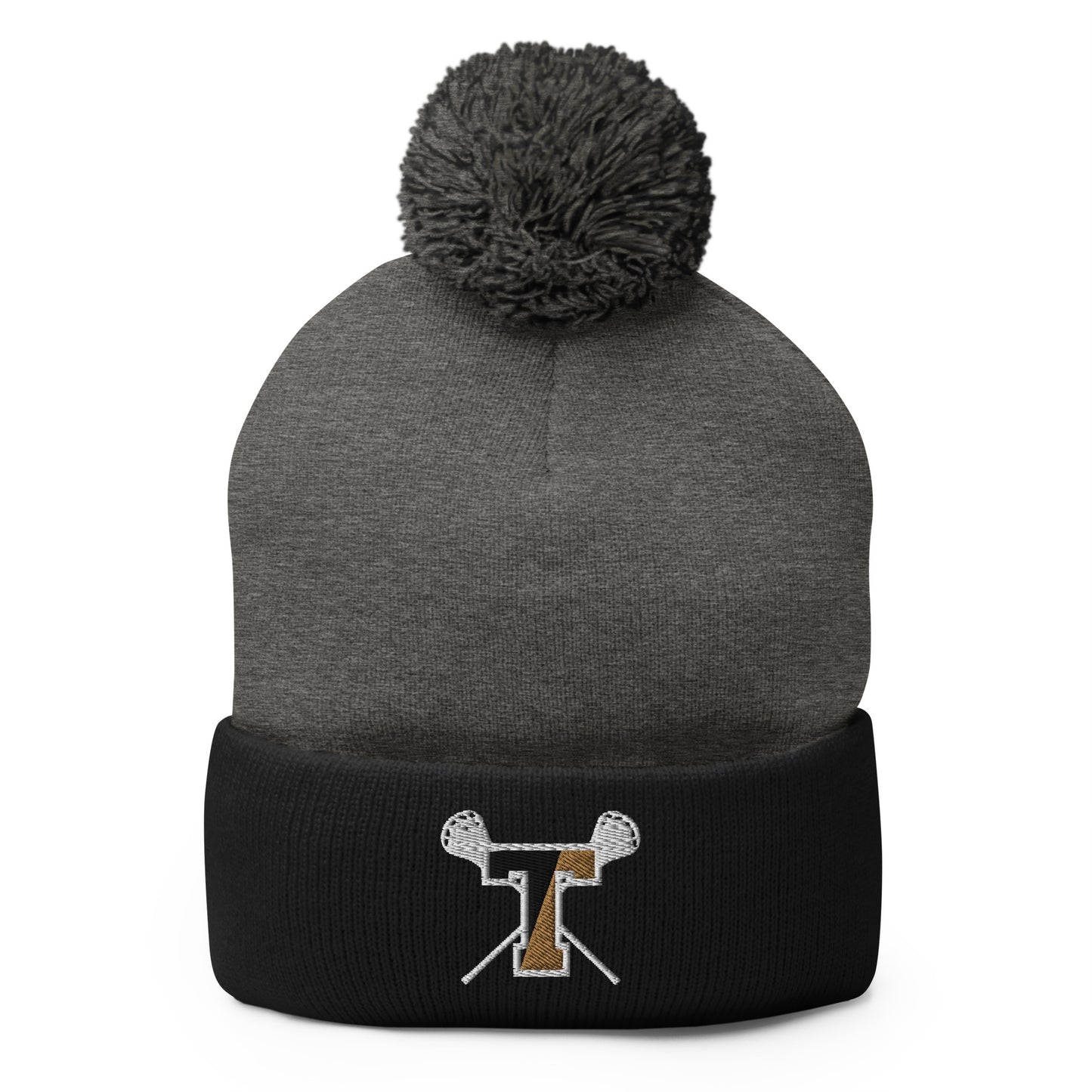 Trumbull Lax Pom Pom Beanie