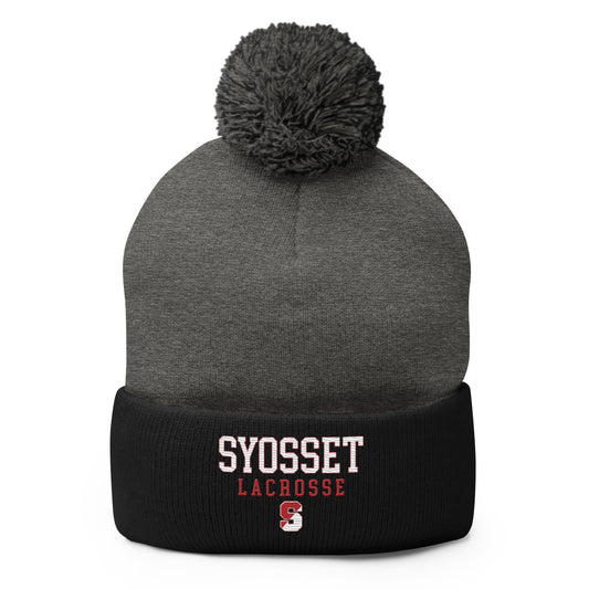 Syosset Lacrosse Pom-Pom Beanie