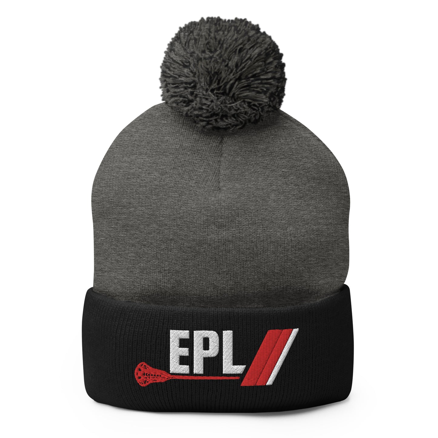 Eastside Portland Lacrosse Pom-Pom Beanie