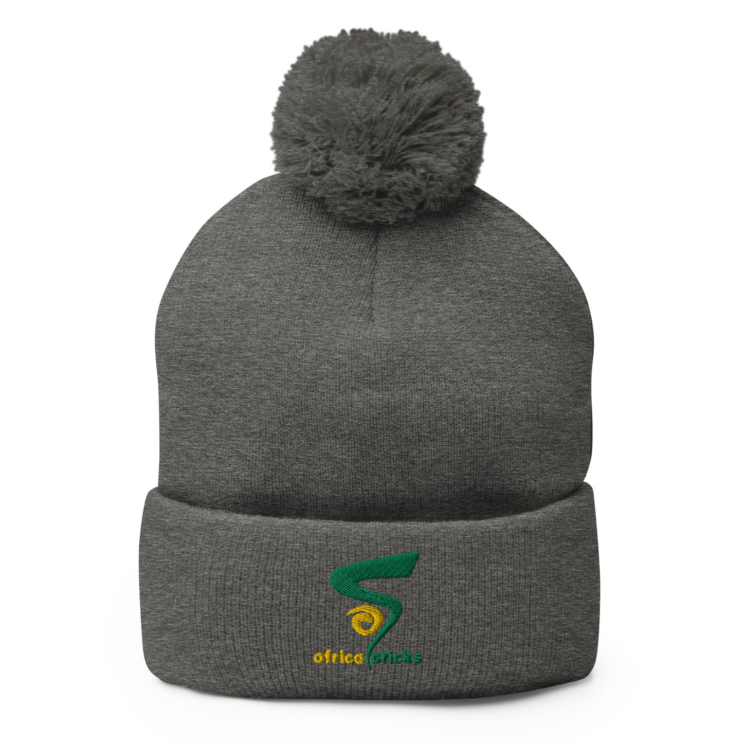 Africa Sticks Pom-Pom Beanie