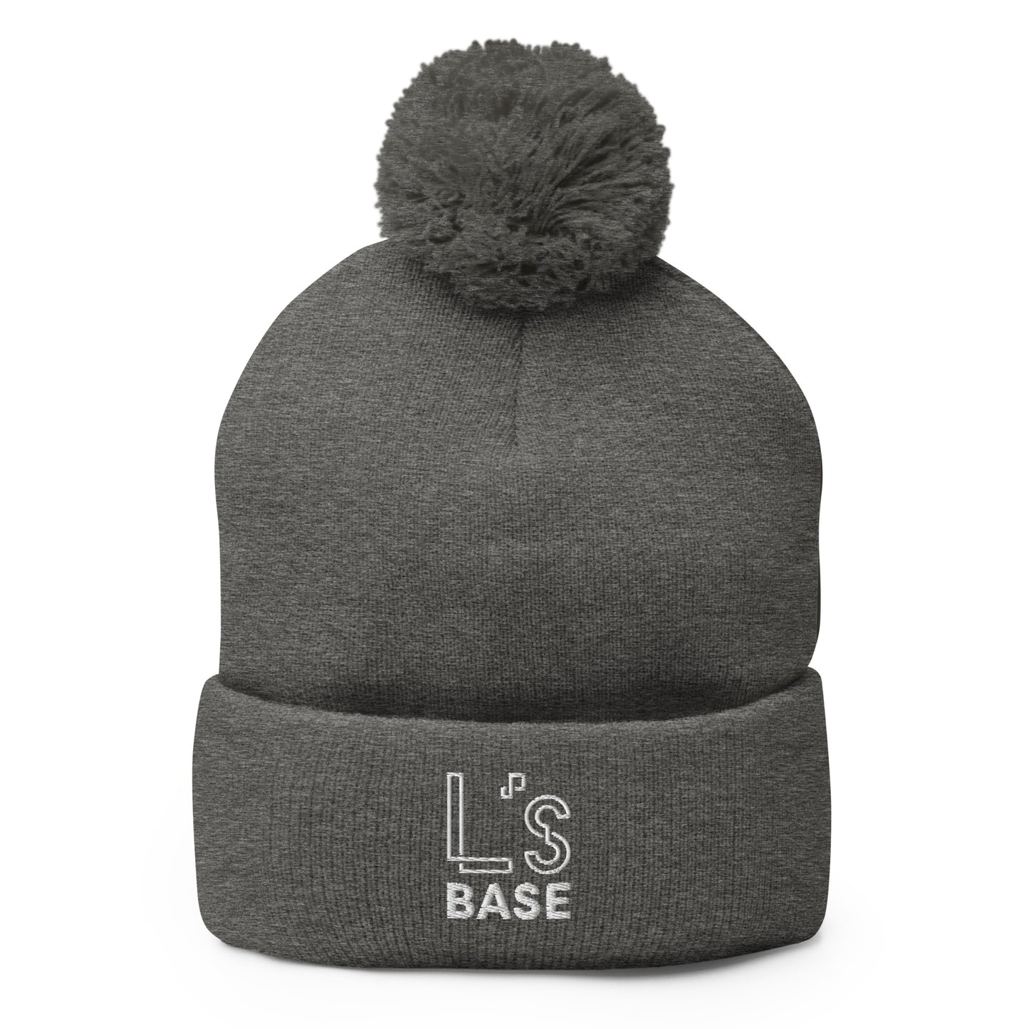 L's BASE Pom-Pom Beanie