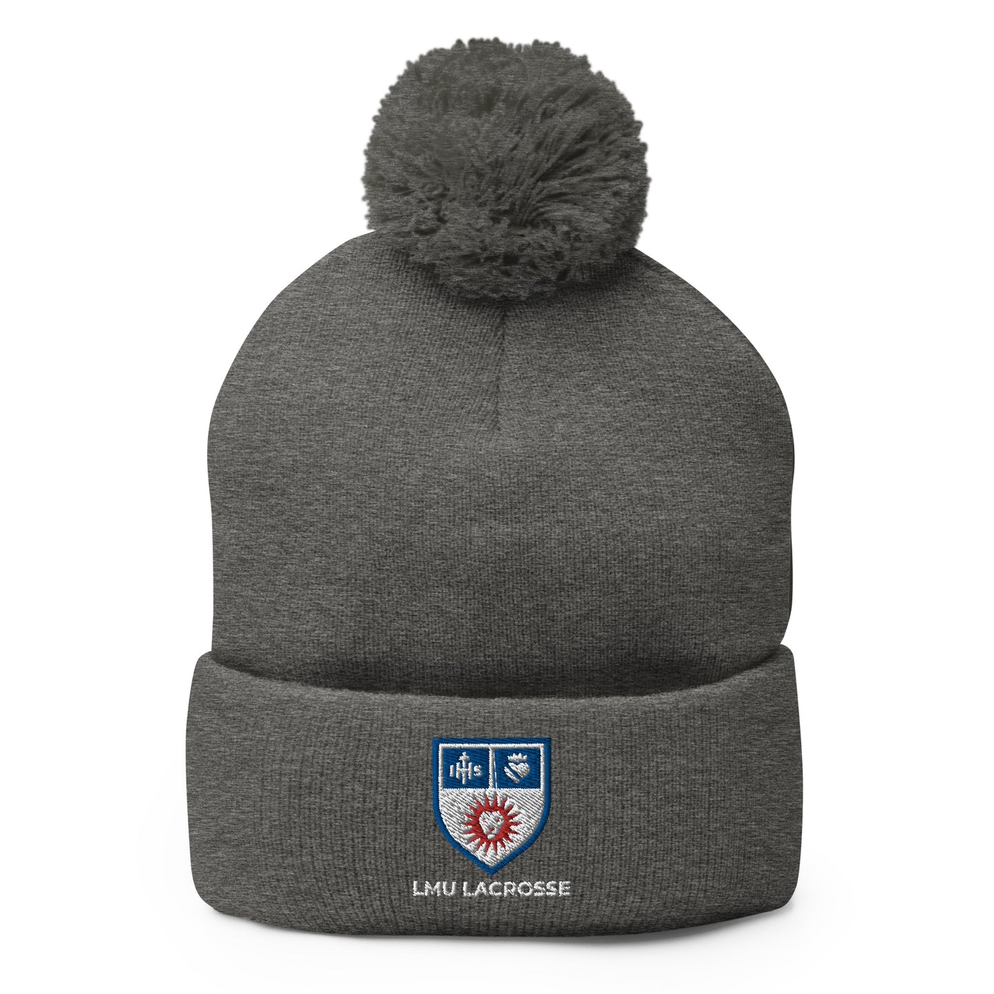 LMU Lacrosse Pom Beanie