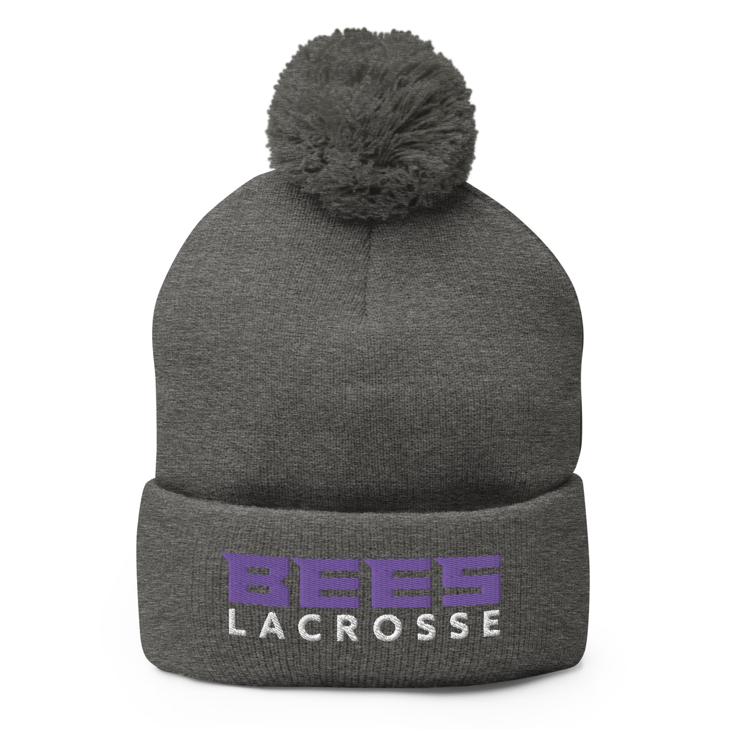 Box Elder Lacrosse Pom-Pom Beanie