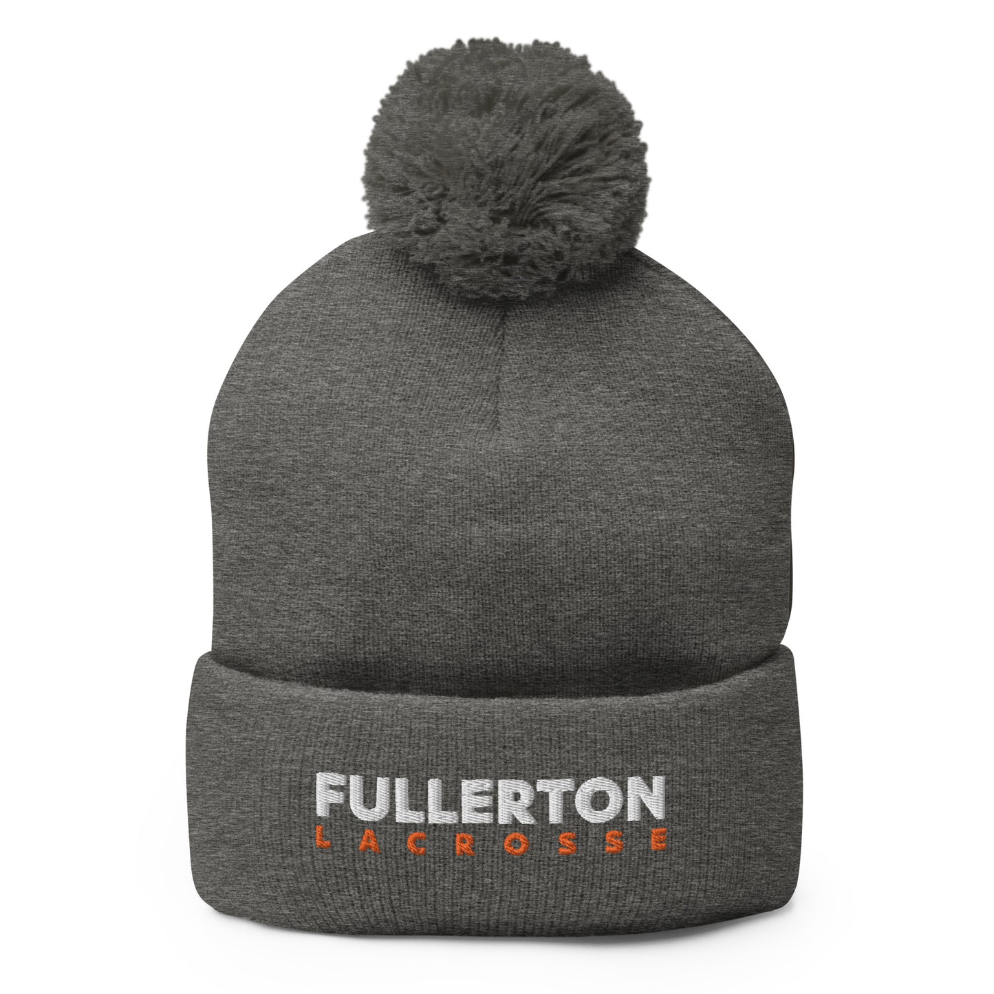 CSUF Lacrosse Pom-Pom Beanie