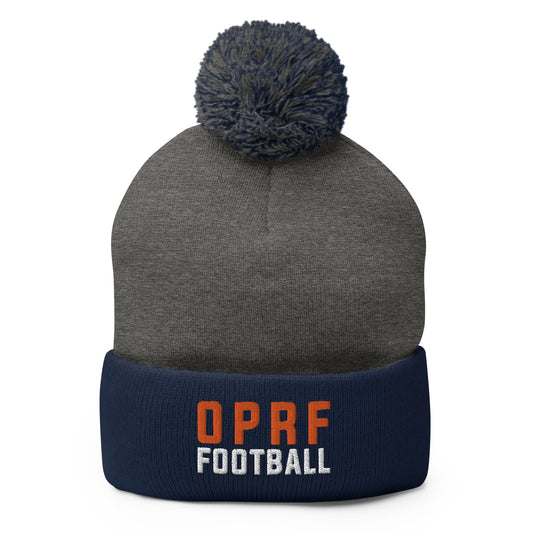 OPRF Football Pom-Pom Beanie