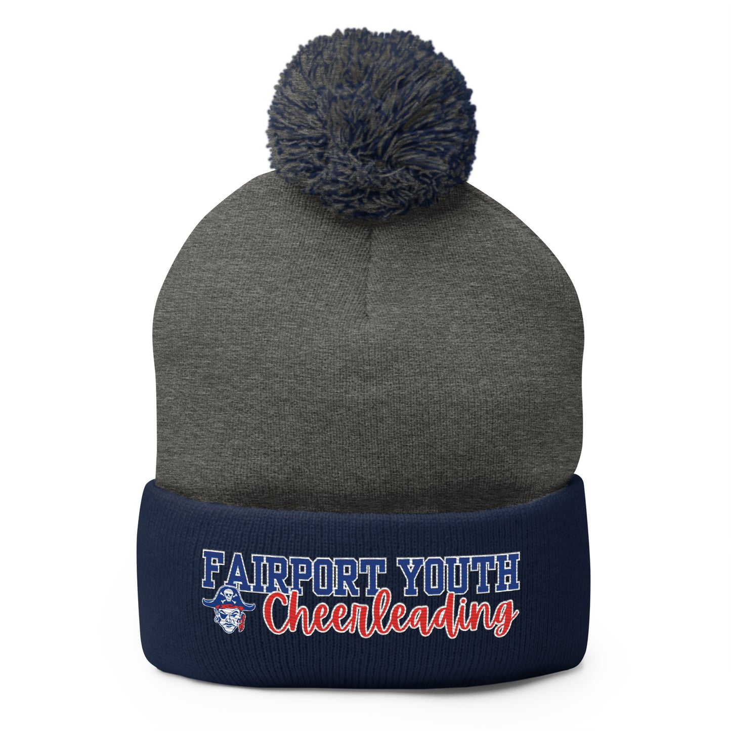 Fairport Football and Cheer Pom Pom Beanie