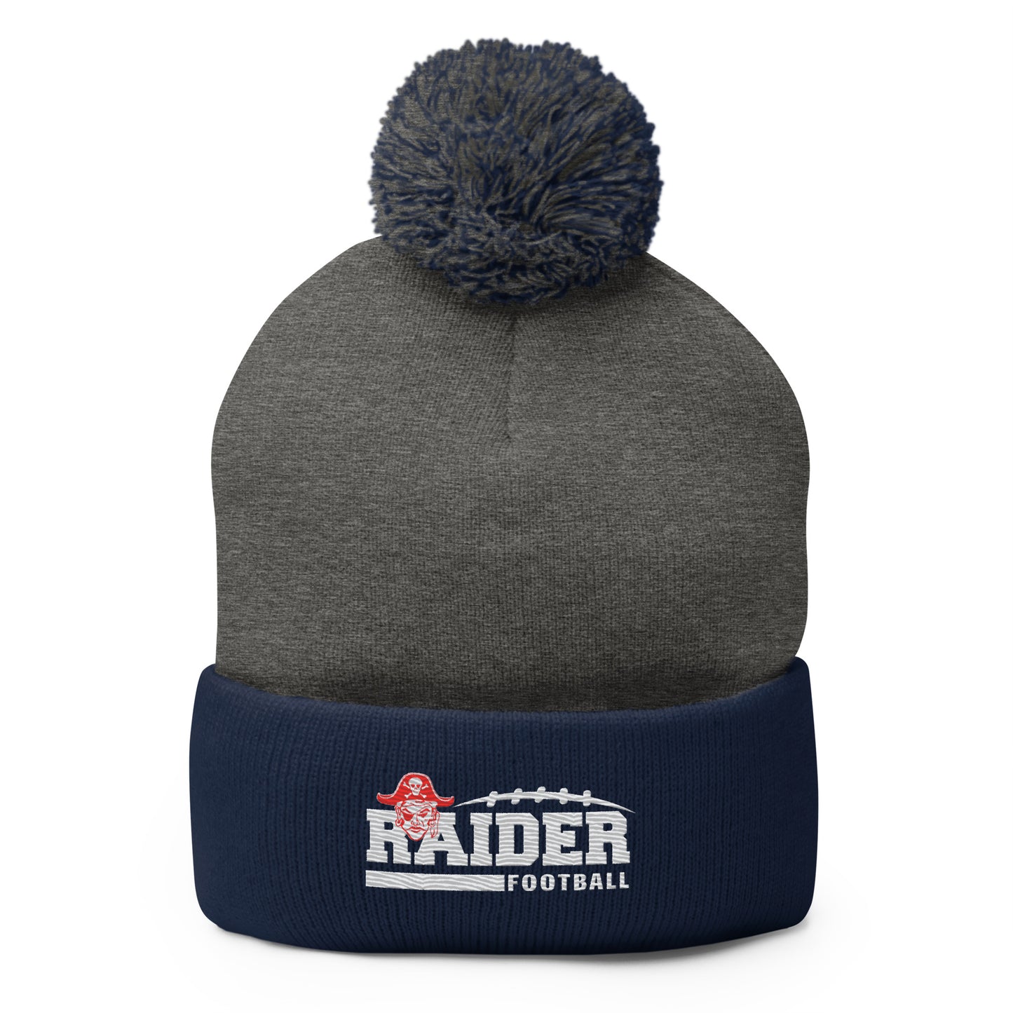 Fairport Youth Football and Cheer Pom-Pom Beanie