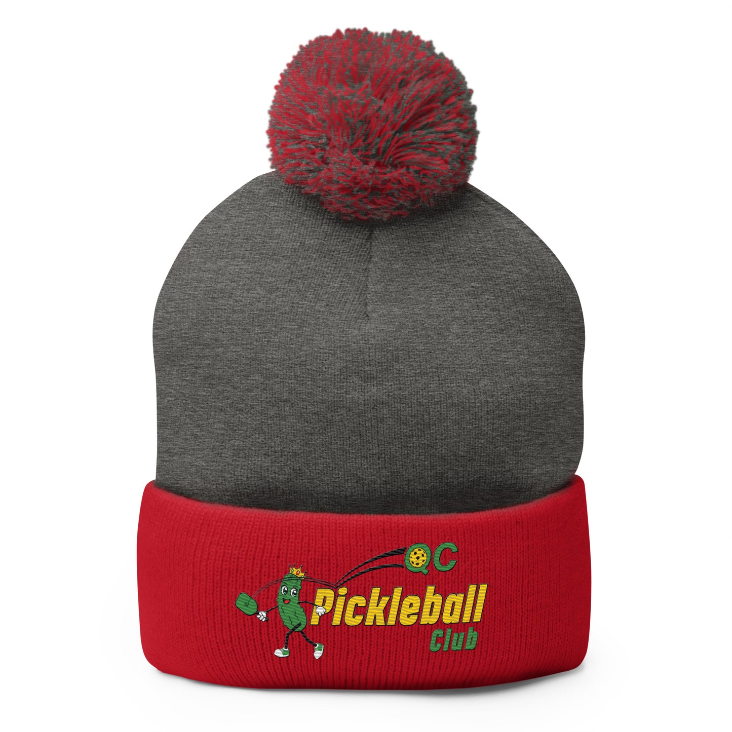 QC Pickleball Pom-Pom Beanie