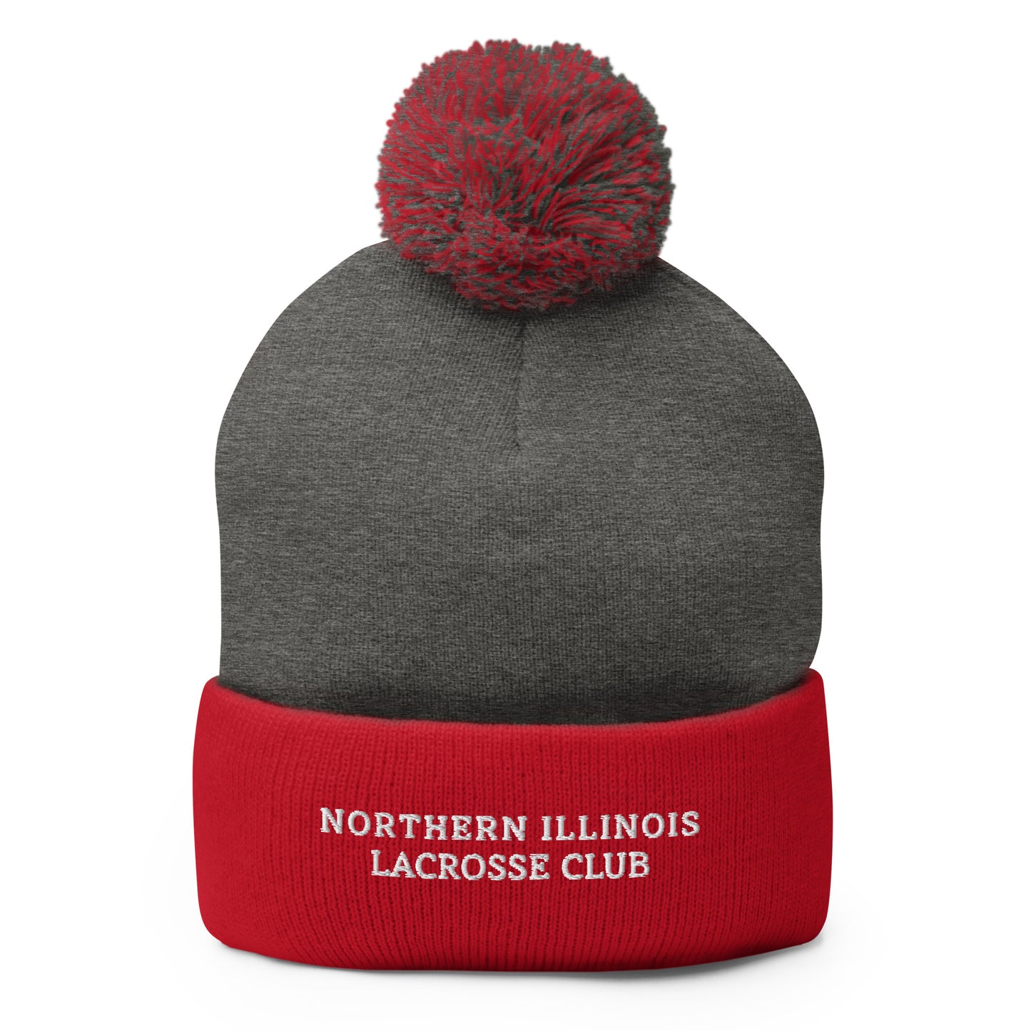 NIU Lacrosse Pom Pom Beanie
