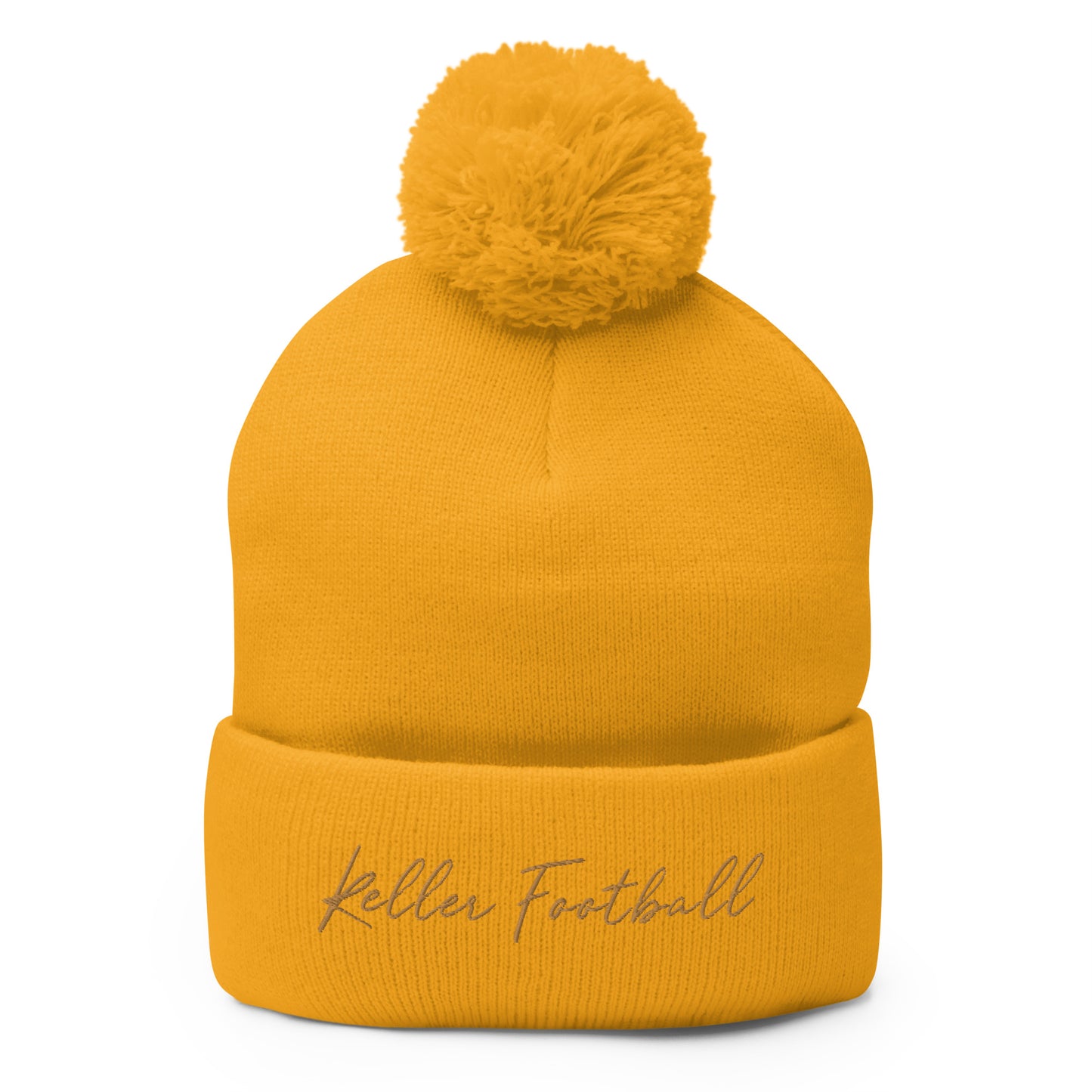 Keller Football Pom-Pom Beanie
