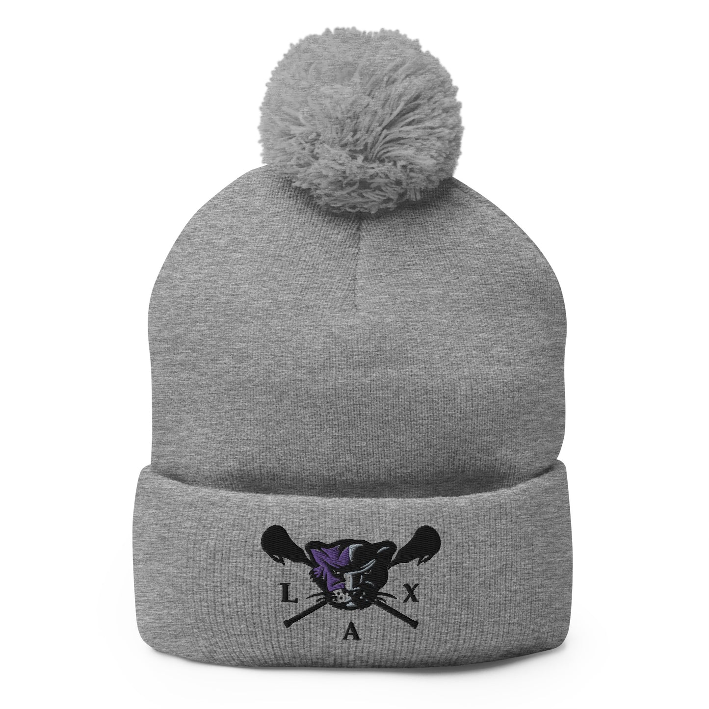 LaxCats Pom-Pom Beanie