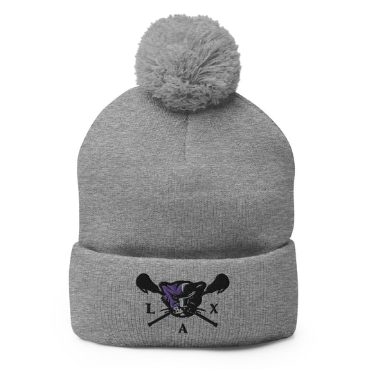 LaxCats Pom-Pom Beanie