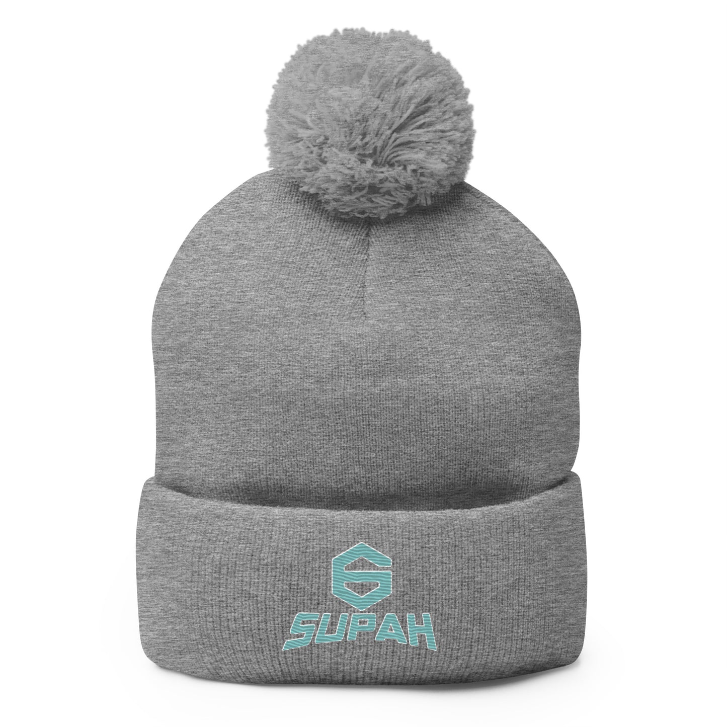 Supah Sixes Pom-Pom Beanie