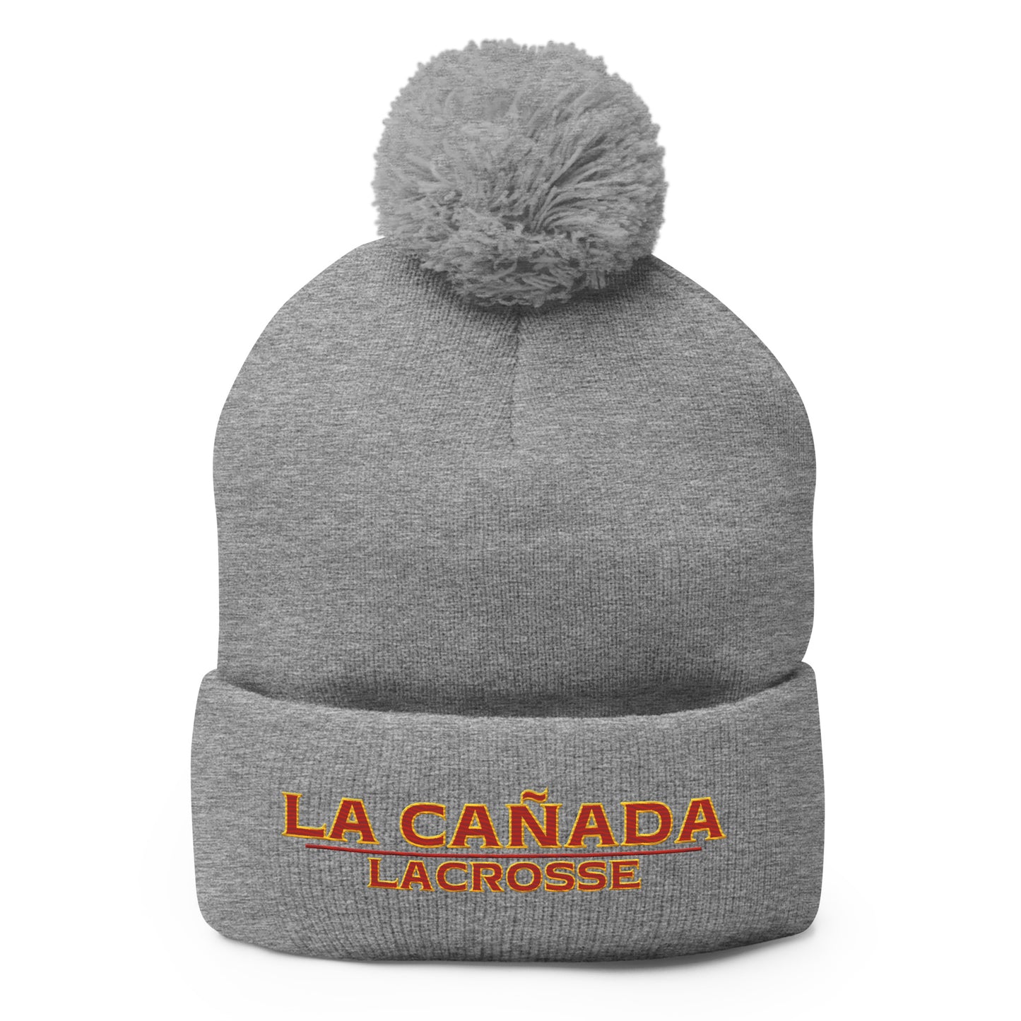 La Cañada Lacrosse Pom-Pom Beanie