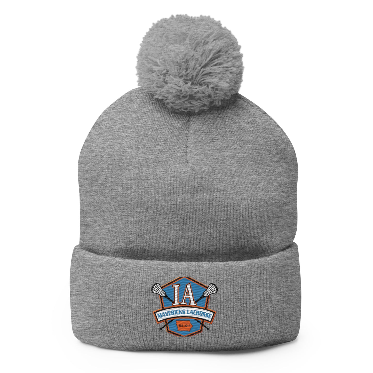 Iowa Mavericks Pom Pom Beanie