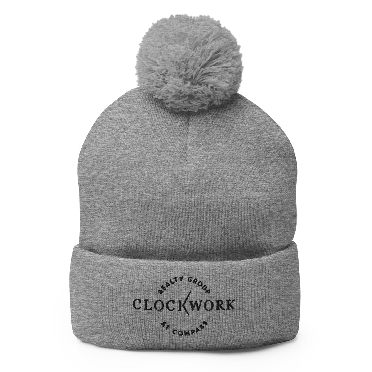 Clockwork Realty Pom Pom Beanie