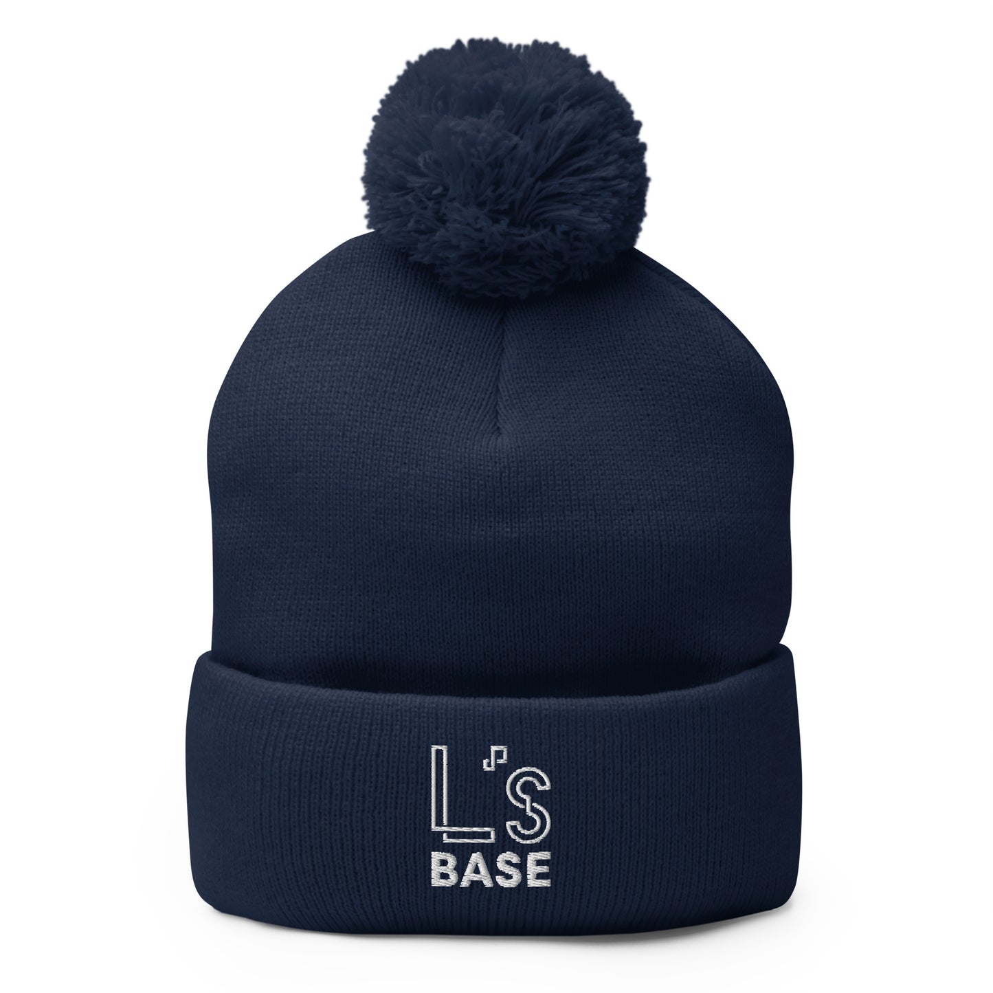 L's BASE Pom-Pom Beanie