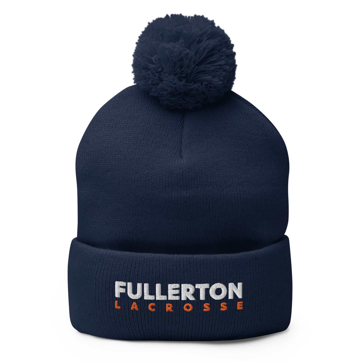 CSUF Lacrosse Pom-Pom Beanie