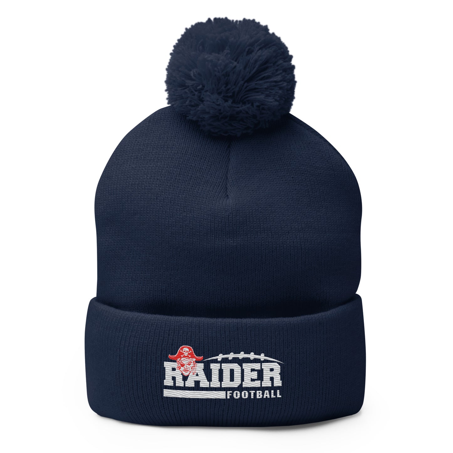 Fairport Youth Football and Cheer Pom-Pom Beanie