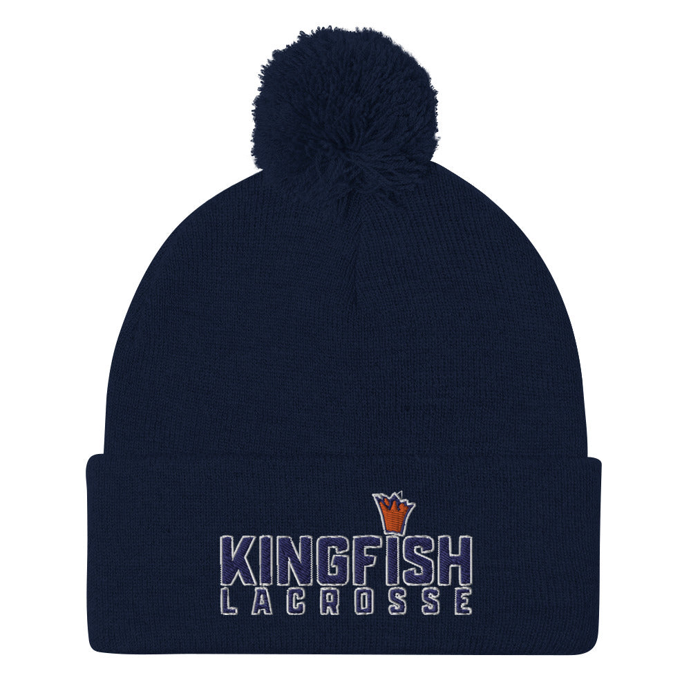 Kingfish Lacrosse Pom-Pom Beanie