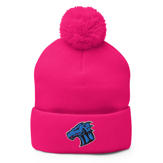 Water Dragons LC Pom-Pom Beanie