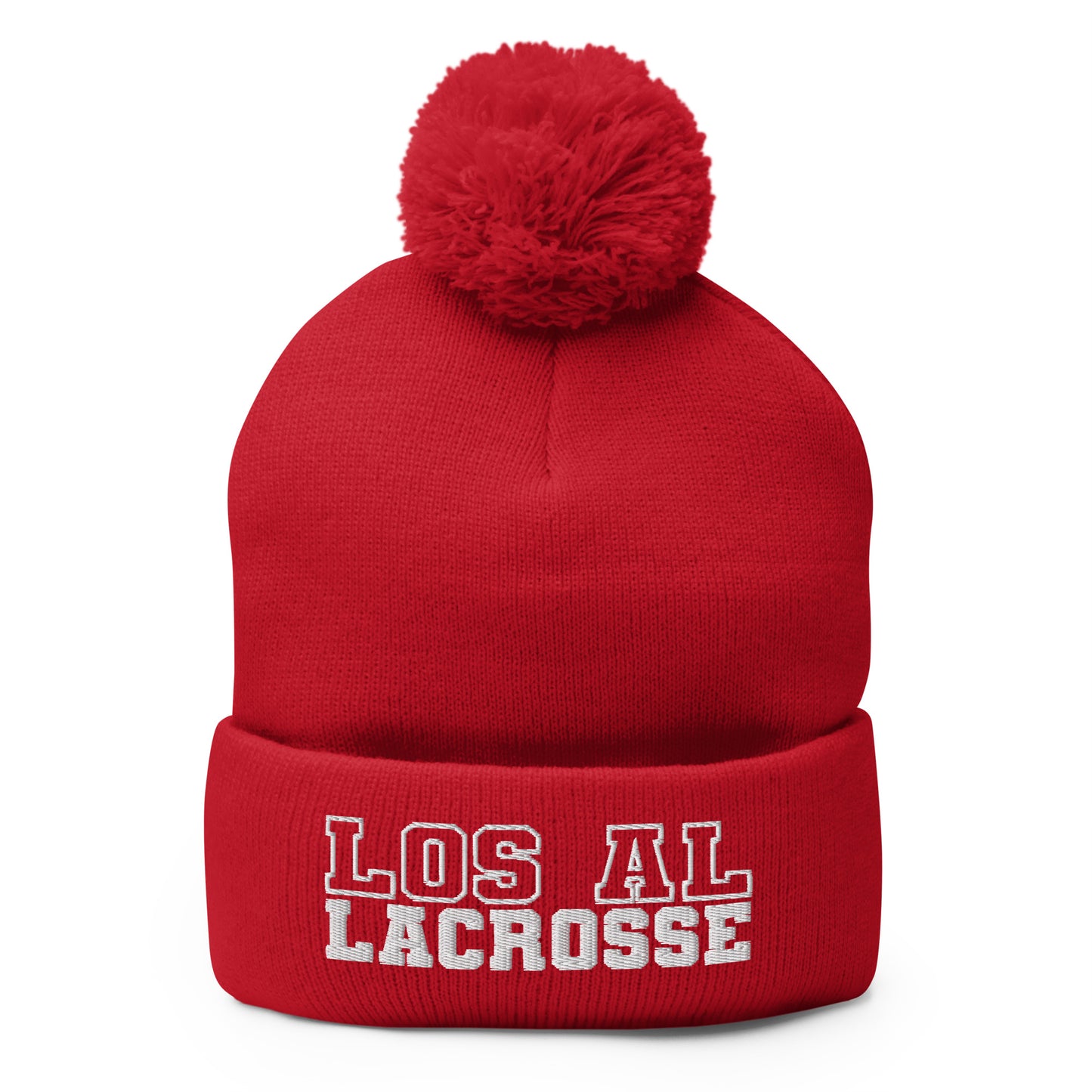 Los Al Lacrosse Pom-Pom Beanie