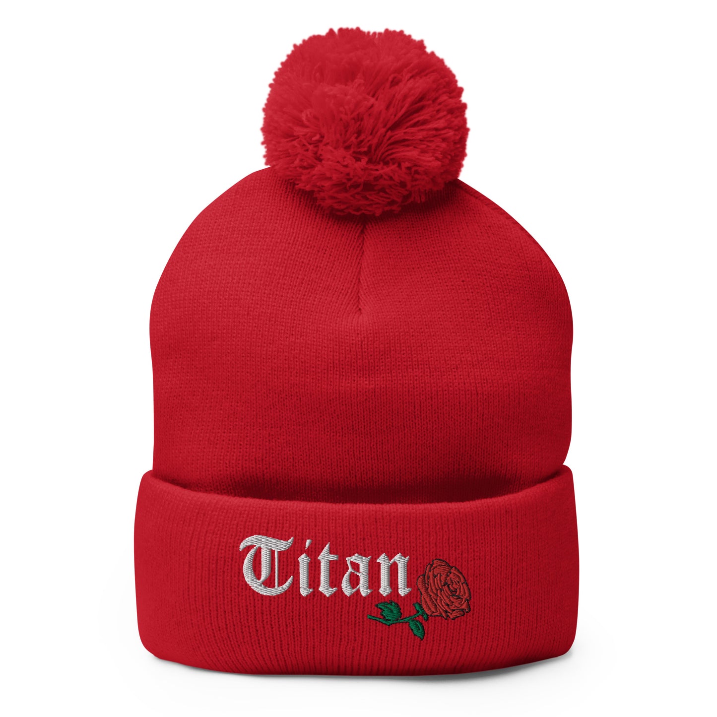 Titan Lacrosse Club Pom-Pom Beanie