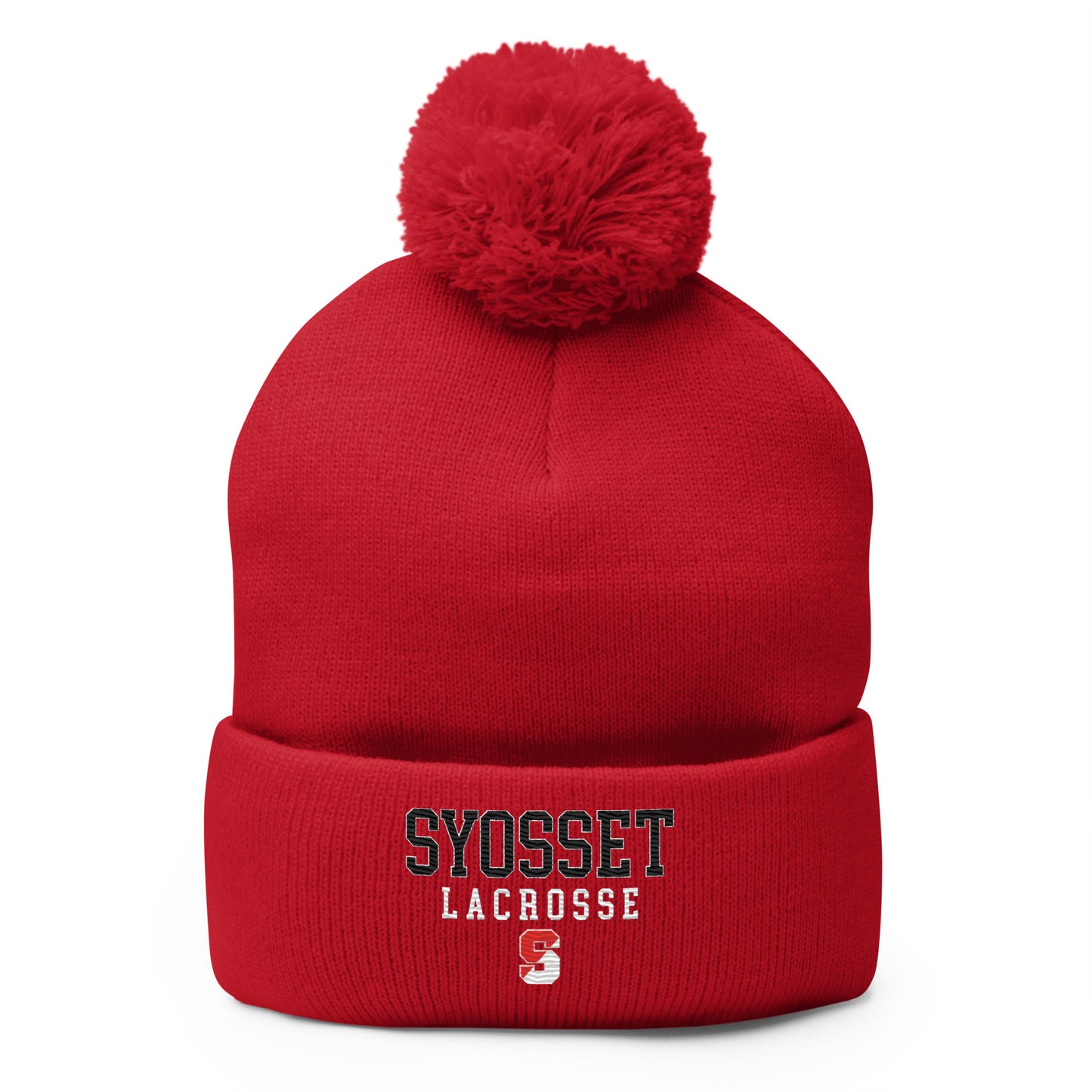 Syosset Lacrosse Pom-Pom Beanie
