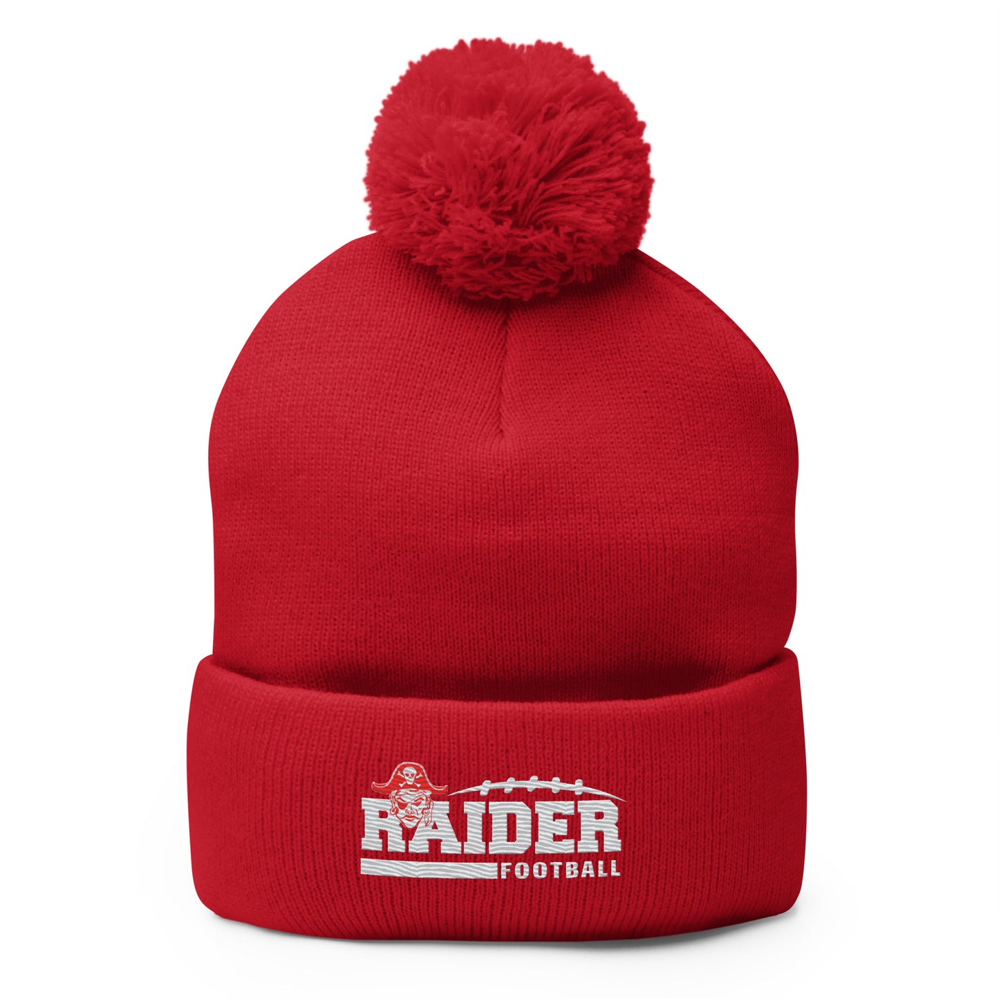 Fairport Youth Football and Cheer Pom-Pom Beanie