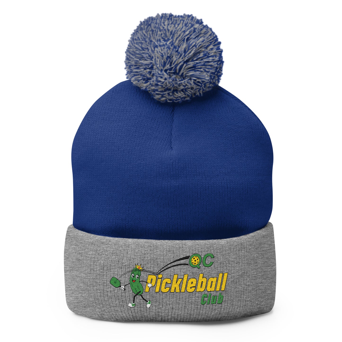 QC Pickleball Pom-Pom Beanie