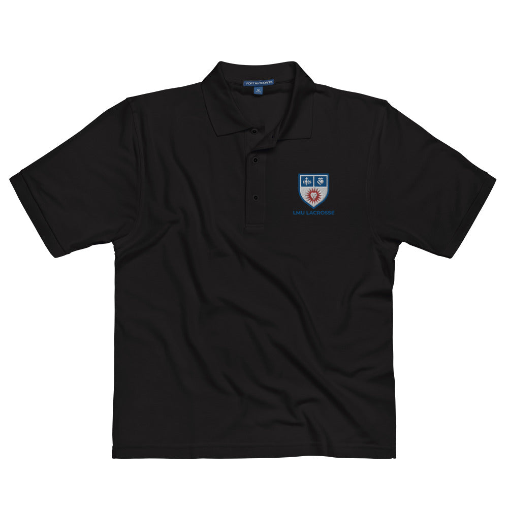 Adult LMU Men's Lacrosse Port Authority Premium Polo