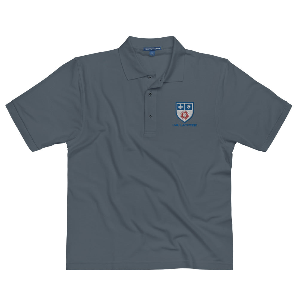 Adult LMU Men's Lacrosse Port Authority Premium Polo