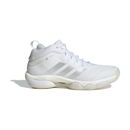 Adidas Crazyflight 7 Mid Volleyball Shoes — White — one pair