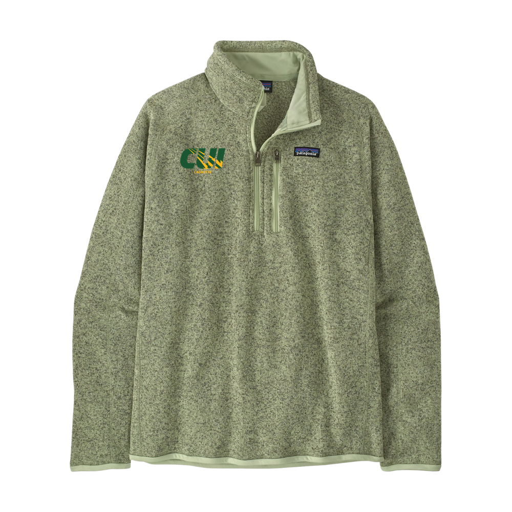 Patagonia Men's Better Sweater Quarter-Zip — Lichen Green