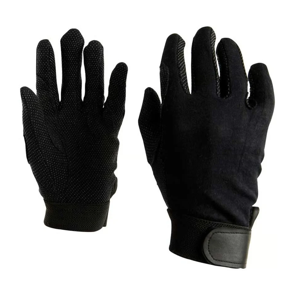 Black Good Hands Track Gloves, one pair