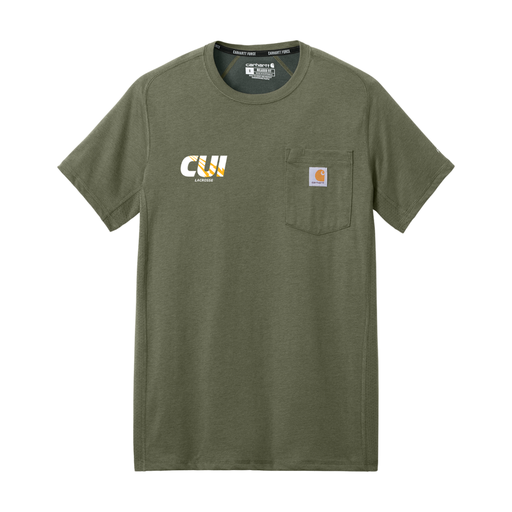 Carhartt Force Short Sleeve Pocket T-Shirt — Basil Heather