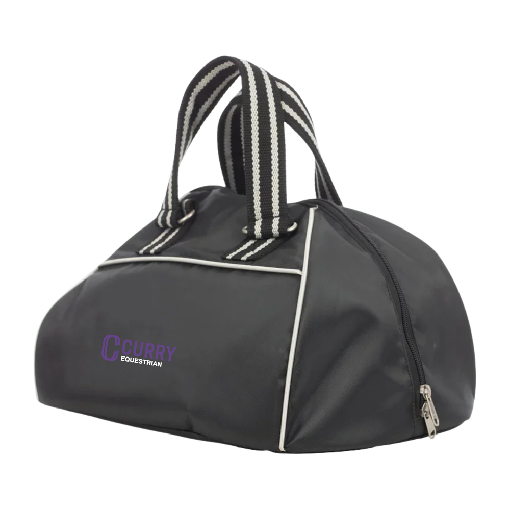 Equinavia Darby Helmet Bag — Black, Curry College Equestrian