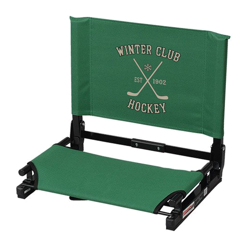 Winter Club GameChanger Stadium Chair - Dark Green