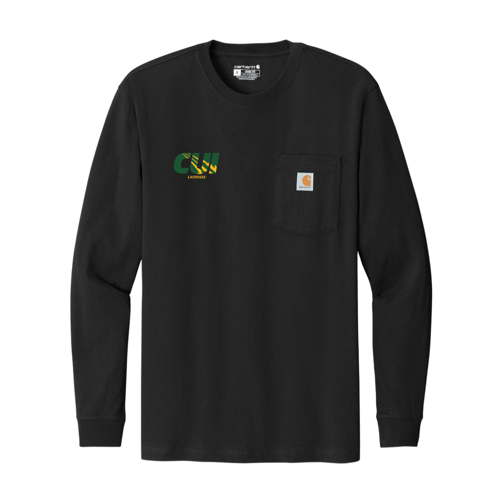 Carhartt Workwear Pocket Long Sleeve T-Shirt — Black
