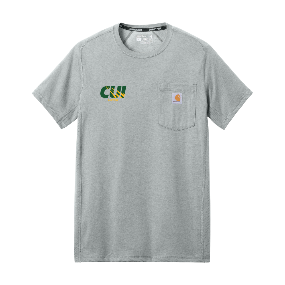 Carhartt Force Short Sleeve Pocket T-Shirt — Heather Grey