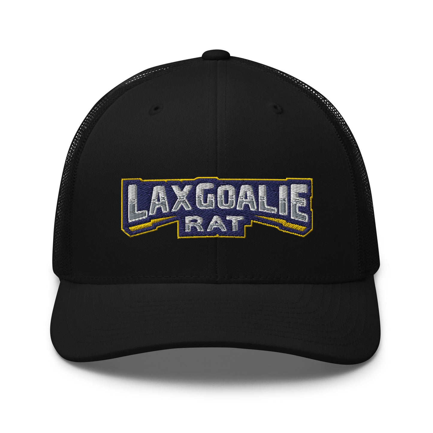 Lax Goalie Rat Yupoong Retro Trucker Cap