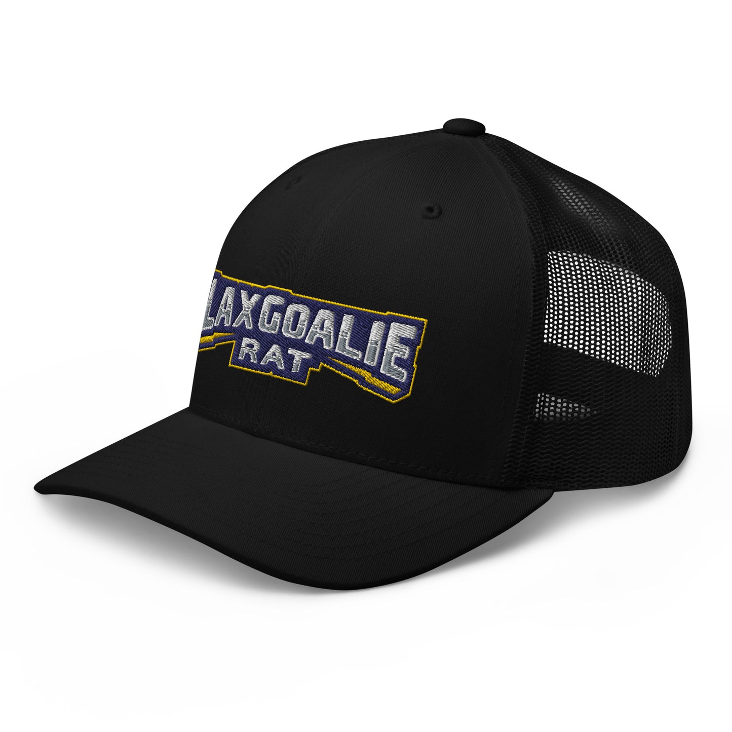 Lax Goalie Rat Yupoong Retro Trucker Cap