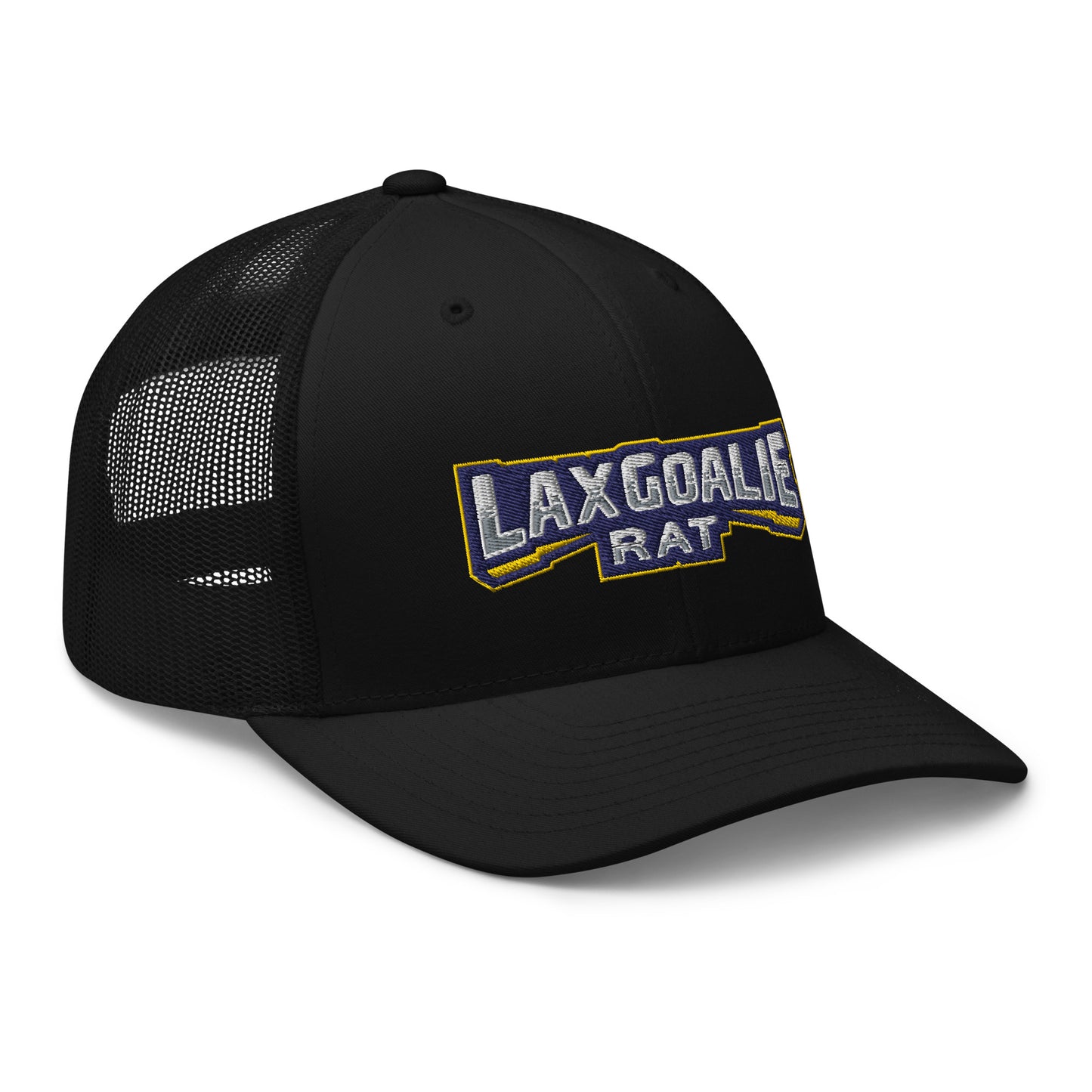 Lax Goalie Rat Yupoong Retro Trucker Cap