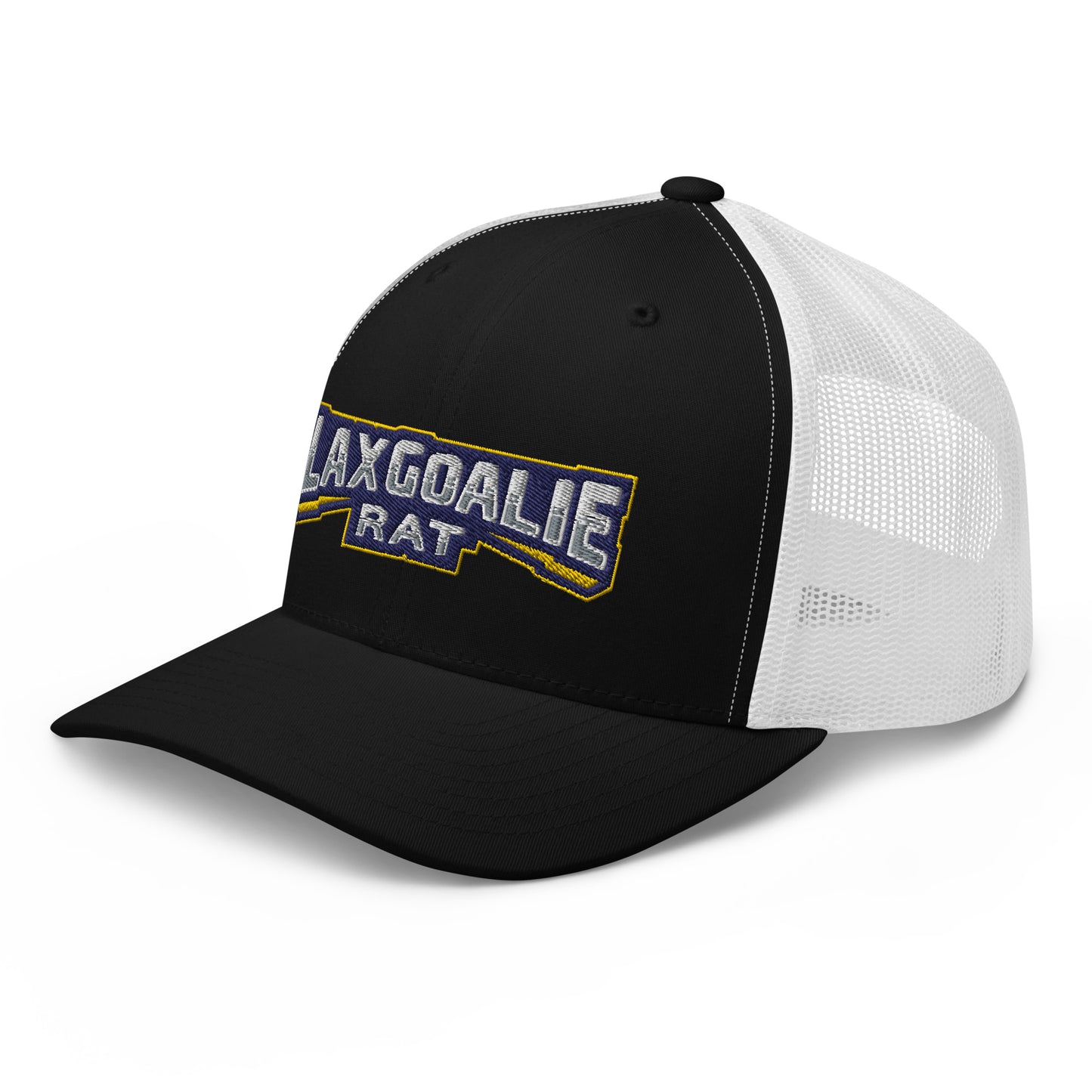 Lax Goalie Rat Yupoong Retro Trucker Cap