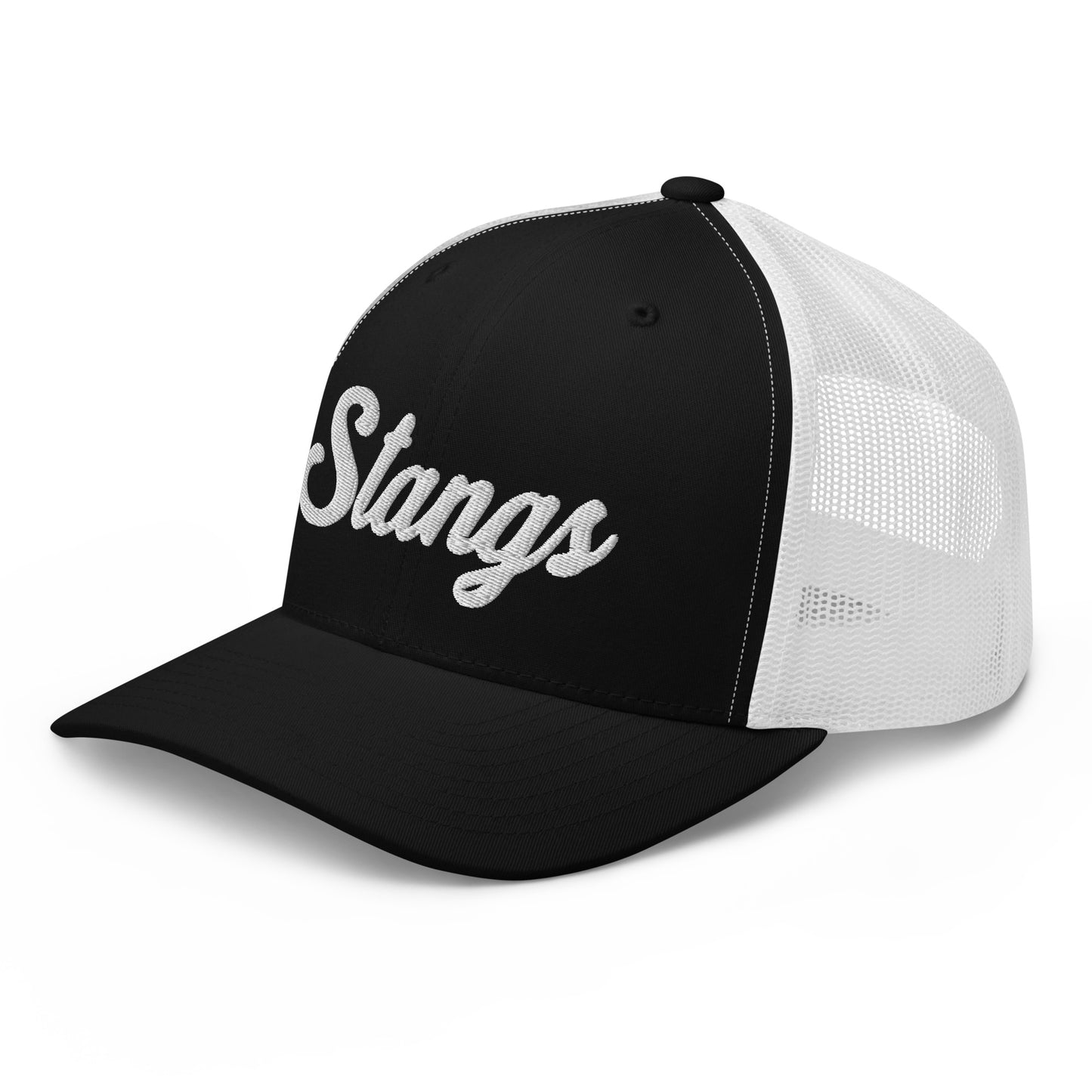 Stangs Lacrosse Yupoong Retro Trucker Cap