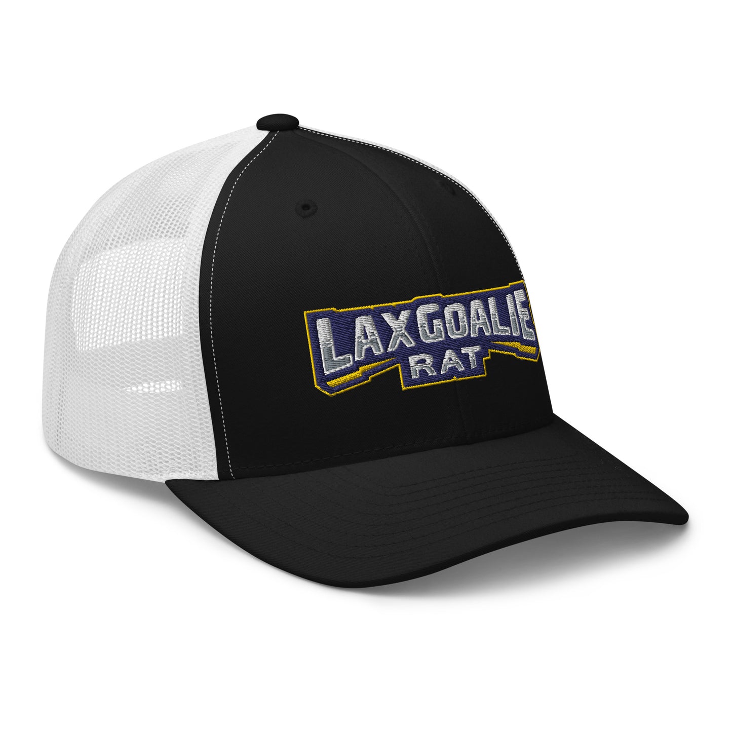 Lax Goalie Rat Yupoong Retro Trucker Cap