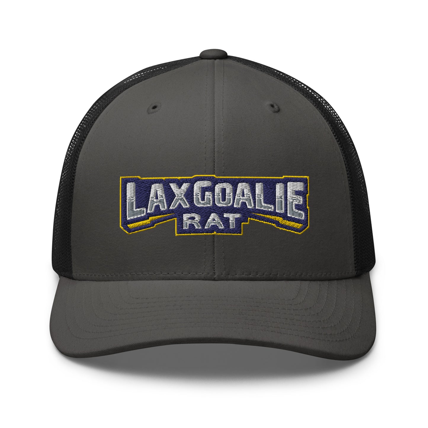 Lax Goalie Rat Yupoong Retro Trucker Cap