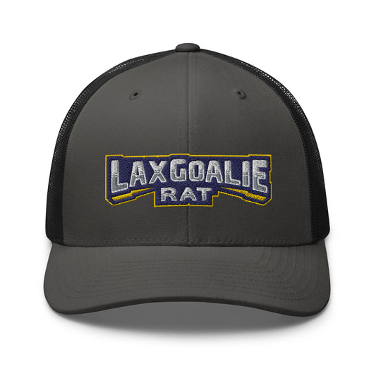 Lax Goalie Rat Yupoong Retro Trucker Cap