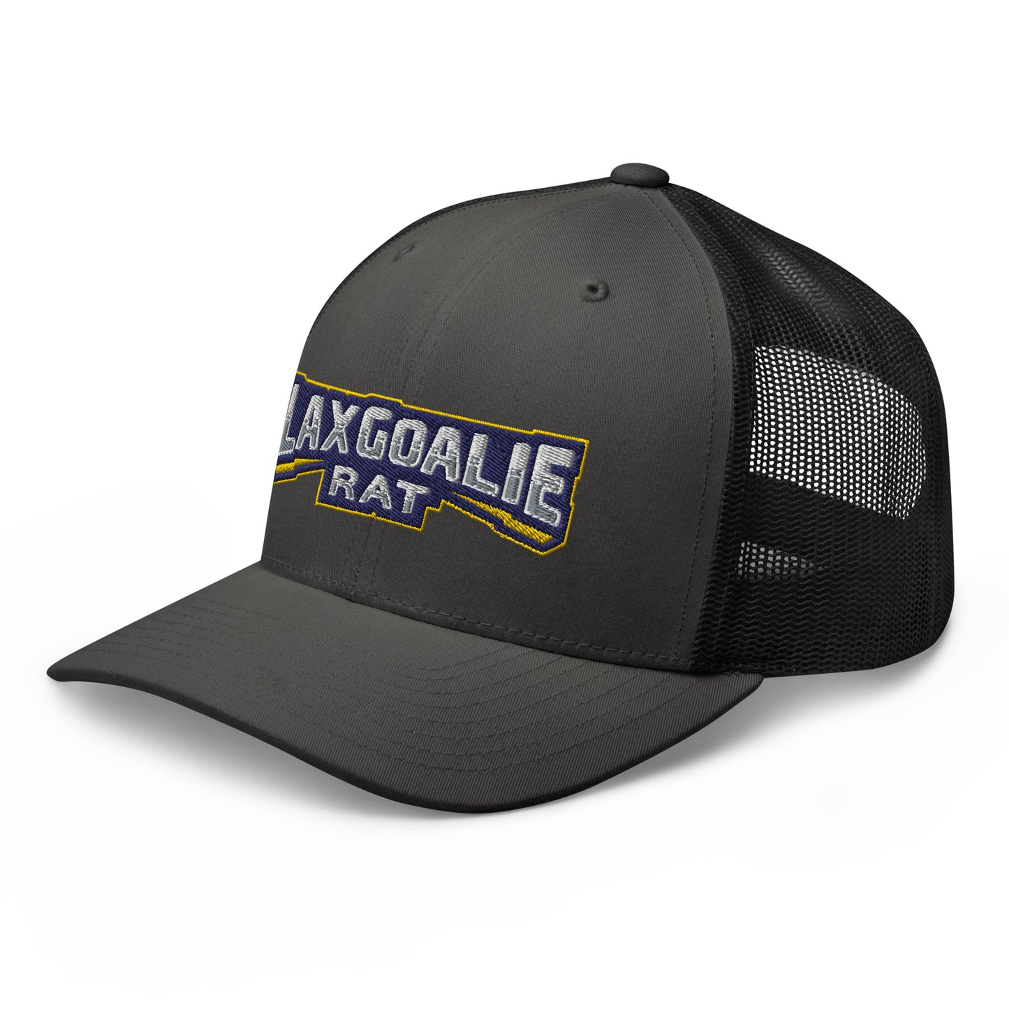 Lax Goalie Rat Yupoong Retro Trucker Cap